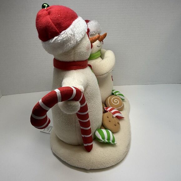 Hallmark 2008 Seasons Greetings Jingle Pals Plush Singing Snowmen Christmas New - Picture 5 of 7
